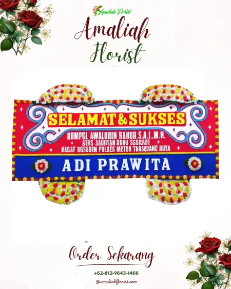 Papan Bunga Ucapan Selamat Siokona