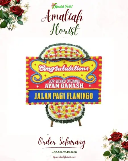 Sewa Papan Bunga Siokona